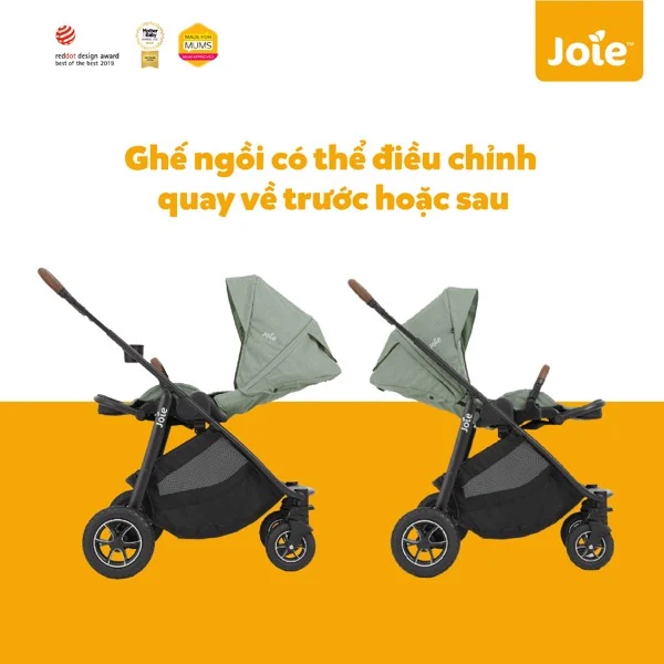 Xe đẩy trẻ em Joie Versatrax W/ RC & ADPT Lagoon