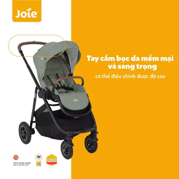 Xe đẩy trẻ em Joie Versatrax W/ RC & ADPT Lagoon