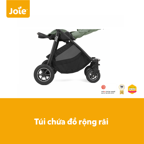 Xe đẩy trẻ em Joie Versatrax W/ RC & ADPT Lagoon